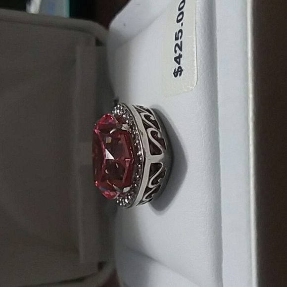 Emotions Sterling Silver Heart Frame Pendant - Picture 6 of 7